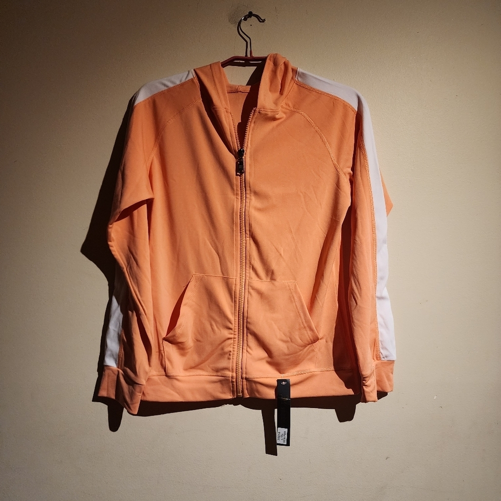 NWT Super Cute and Stylish Lightweight Orangish Color Training Jacket